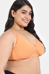 Zivame True Curv Double Layered Non Wired Full Coverage Super Support Bra - Mock Orange — thumbnail 3